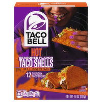Taco Bell Bell Essentials Hot Seasoned Flavor Taco Shells - 12 Each