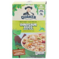 Quaker Oatmeal, Instant, Dinosaur Egg Brown Sugar - 8 Each