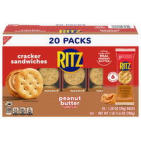 Ritz Peanut Butter Flavored Filling Cracker Sandwiches - 20 Each