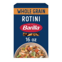 Barilla Whole Grain Rotini - Non-GMO Pasta Made With 100% Whole Grain Durum Wheat - Great Source of Fiber - 16 Ounce