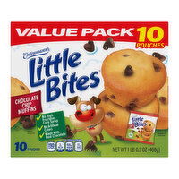 Entenmann's Shelf-Stable Chocolate Chip Mini Muffins, Value Pack, 10 packs, 16.5 oz - 10 Each