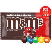 M&M'S M&M'S Milk Chocolate Candy, Share Size, 3.14oz Bag