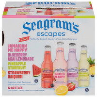 Seagram's Escapes Premium Assorted Malt Beverage - 12 Each