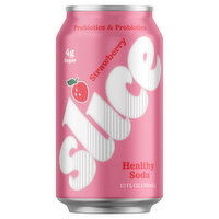 Slice Healthy Soda, Strawberry - 12 Fluid ounce