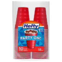 Hefty Cups, 18 Ounce, 50 Each