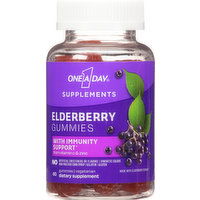 One A Day Immunity Support, Elderberry, Gummies, 60 Each