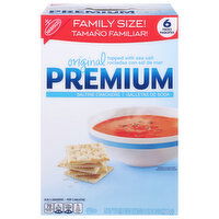 Nabisco Crackers, Saltine, Premium, Original, Family Size - 24 Ounce