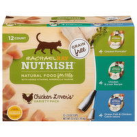 Rachael Ray Nutrish Food for Cats, Grain Free, Natural, Variety Pack - 12 Each