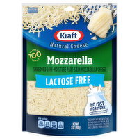 Kraft Natural Lactose Free Mozzarella Shredded Cheese - 7 Ounce