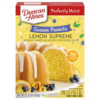 Duncan Hines Season Favorite Lemon Supreme Cake Mix - 15.25 Ounce
