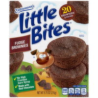 Entenmann's Entenmann's Little Bites Fudge Brownie Mini Muffins, 5 pouches, 9.75 oz - 9.75 Ounce