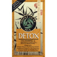 Triple Leaf Tea Herbal Tea, Detox, Caffeine-Free, Bags, 20 Each