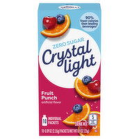 Crystal Light Zero Sugar Fruit Punch Drink Mix