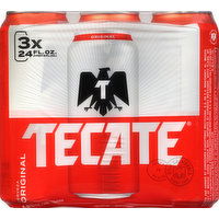 Tecate Beer, Lager, Original, 24 Ounce