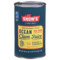 Snows Sea Clam Juice - 46 Ounce