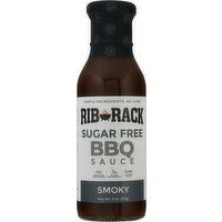 Rib Rack BBQ Sauce, Sugar Free, Smoky - 11 Ounce