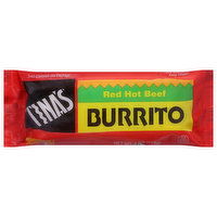 Tina's Burrito, Red Hot Beef - 4 Ounce