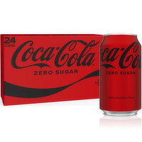 Coca-Cola Zero Sugar Diet Soda Soft Drink, 12 fl oz, 24 Each