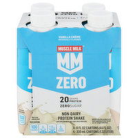 Muscle Milk Protein Shake, Non-Dairy, Vanilla Creme - 4 Each