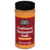 First Street Traditional Seasoned Salt - 16 Ounce