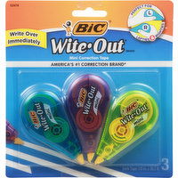 BiC Correction Tape, Mini - 3 Each