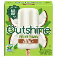 Outshine Fruit Bars, Creamy Coconut - 6 Each