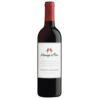 Menage a Trois Cabernet Sauvignon California Red Wine - 750 Millilitre