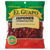 El Guapo Whole Japanese Chili Peppers (Chile Japones Entero) - 2.5 Ounce