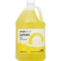 Simply Value Dish Detergent, Lemon - 1 Gallon