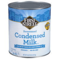 First Street Condensed Milk, Sweetened - 140 Fluid ounce