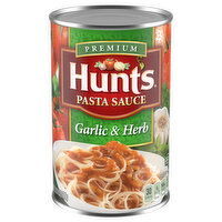 Hunt's Pasta Sauce, Garlic & Herb, Premium, 24 Ounce