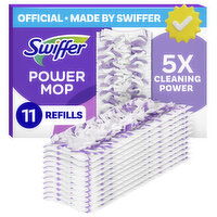 Swiffer Power Mop Cleaning Pads Refill, Floor Cleaner for Mopping - 5 Each