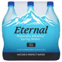 Eternal Spring Water, Naturally Alkaline, 6 Pack, 6 Each