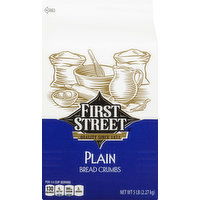 First Street Bread Crumbs, Plain - 5 Pound