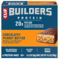 Builders Chocolatey Peanut Butter Protein Bars - 6 Each