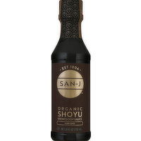 San-J Brewed Soy Sauce, Organic, Shoyu - 10 Ounce
