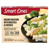 Smart Ones Creamy Rigatoni, with Broccoli & Chicken - 9 Ounce