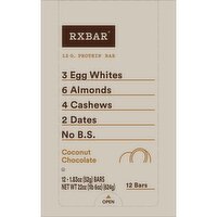 Rxbar Protein Bars, Coconut Chocolate - 22 Ounce