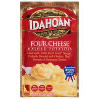 Idahoan Mashed Potatoes, Four Cheese - 4 Ounce