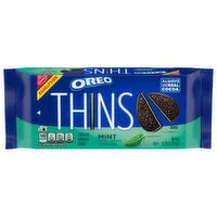 Oreo Chocolate Sandwich Cookies, Mint Flavor Creme, Family Size, 11.78 Ounce