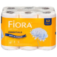 FIORA ESSENTIALS BATH TISSUE UNSEN - 12 Each