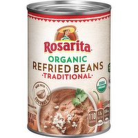 Rosarita Organic Traditional Refried Beans - 128 Ounce