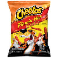Cheetos Cheese Flavored Snacks, Flamin' Hot Flavored, Crunchy - 2 Ounce