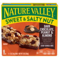 Nature Valley Chewy Dark Chocolate, Peanut & Almond Granola Bars - 6 Each
