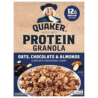 Quaker Protein Oats, Chocolate & Almonds Granola - 18 Ounce