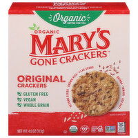 Mary's Gone Crackers Crackers, Organic, Original - 4 Ounce