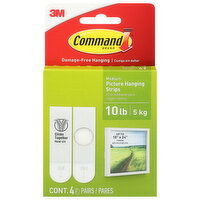 Command Picture Hanging Strips, Medium - 4 Each