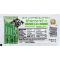 First Street Cheese, Part-Skim, Mozzarella, Low-Moisture, 32 Ounce