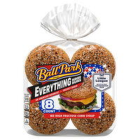 Ball Park Burger Buns, Everything - 8 Each