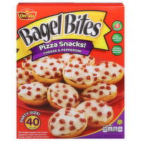 Bagel Bites Pizza Snacks, Cheese and Pepperoni, Party Size, 31.1 Ounce